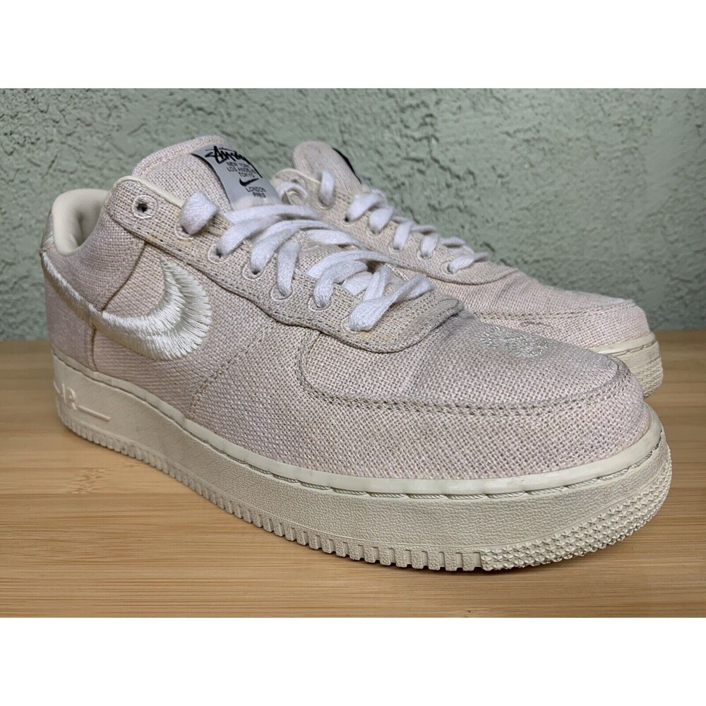 Nike Air Force 1 Low Stussy Fossil Men Size‎ 10 CZ9084-200